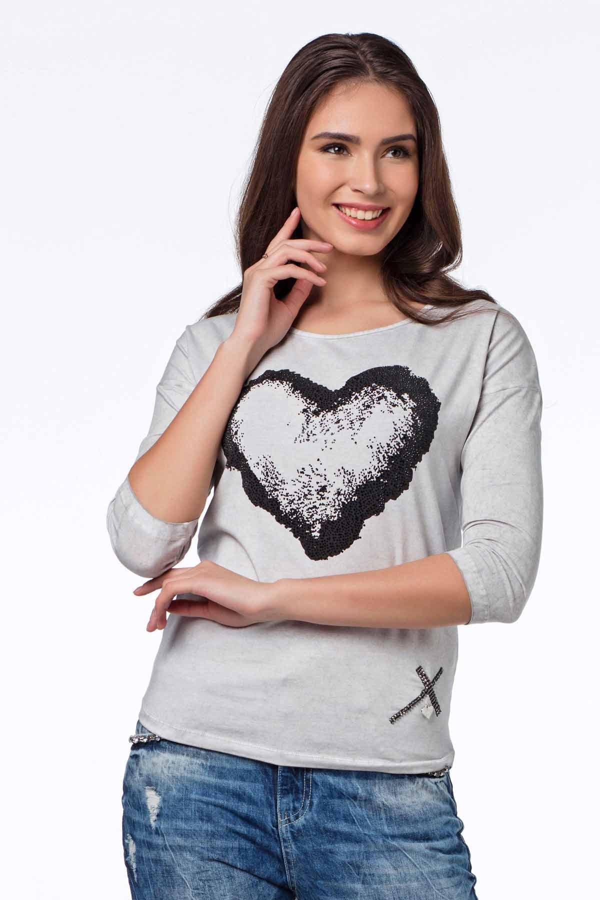 WL148 Blu Damen Blus Selda