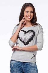 WL148 Blu Damen Blus Selda