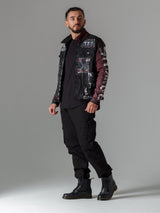 cj248 Chaqueta de hombres