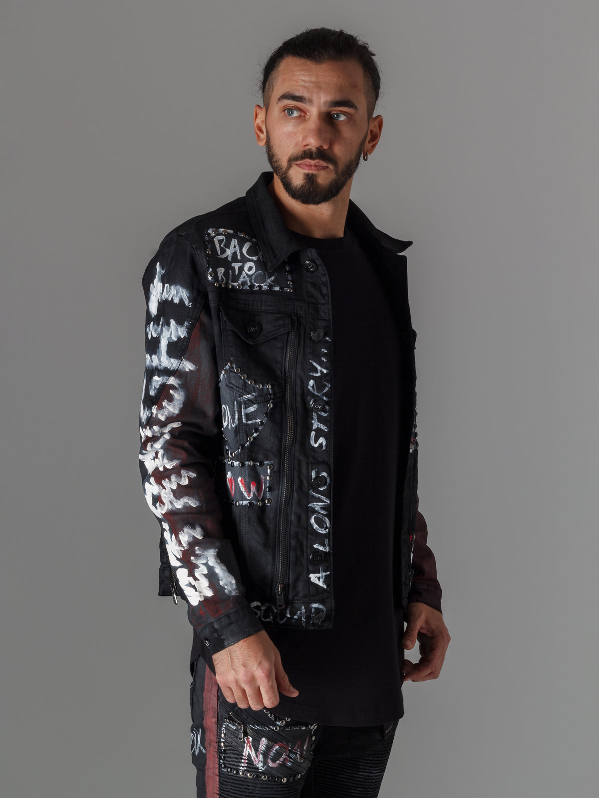 cj248 Chaqueta de hombres