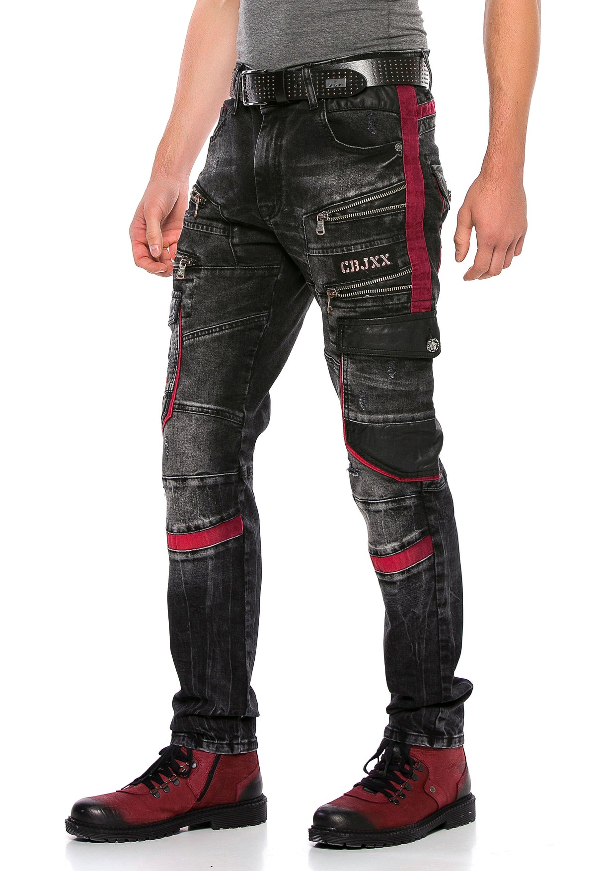 Jeans in forma CD561 uomini con elementi sorprendenti