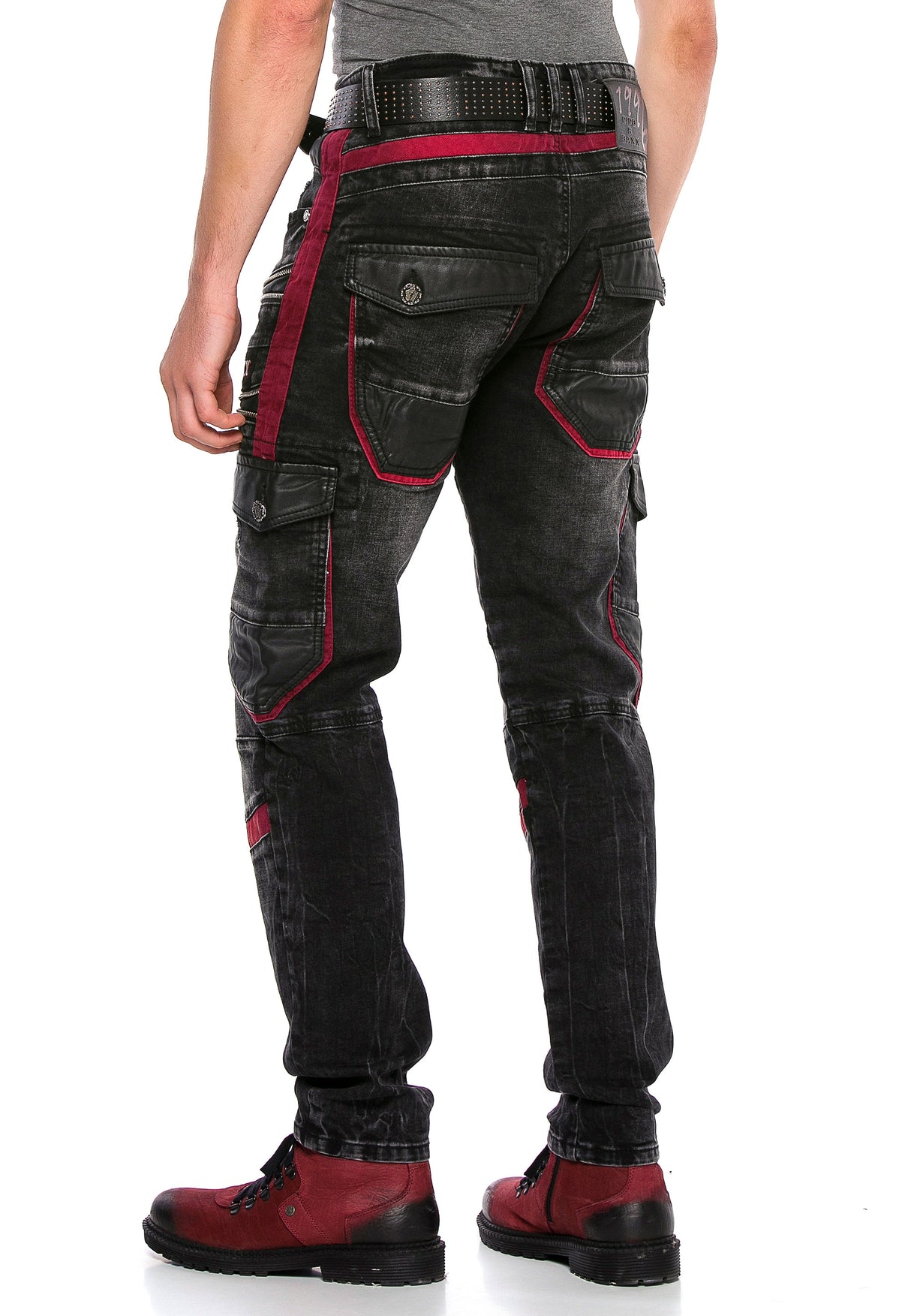 Jeans in forma CD561 uomini con elementi sorprendenti