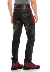 Jeans in forma CD561 uomini con elementi sorprendenti