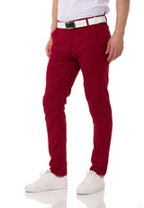 CD842-W men's fabric trousers in the fashionable slim fit cut