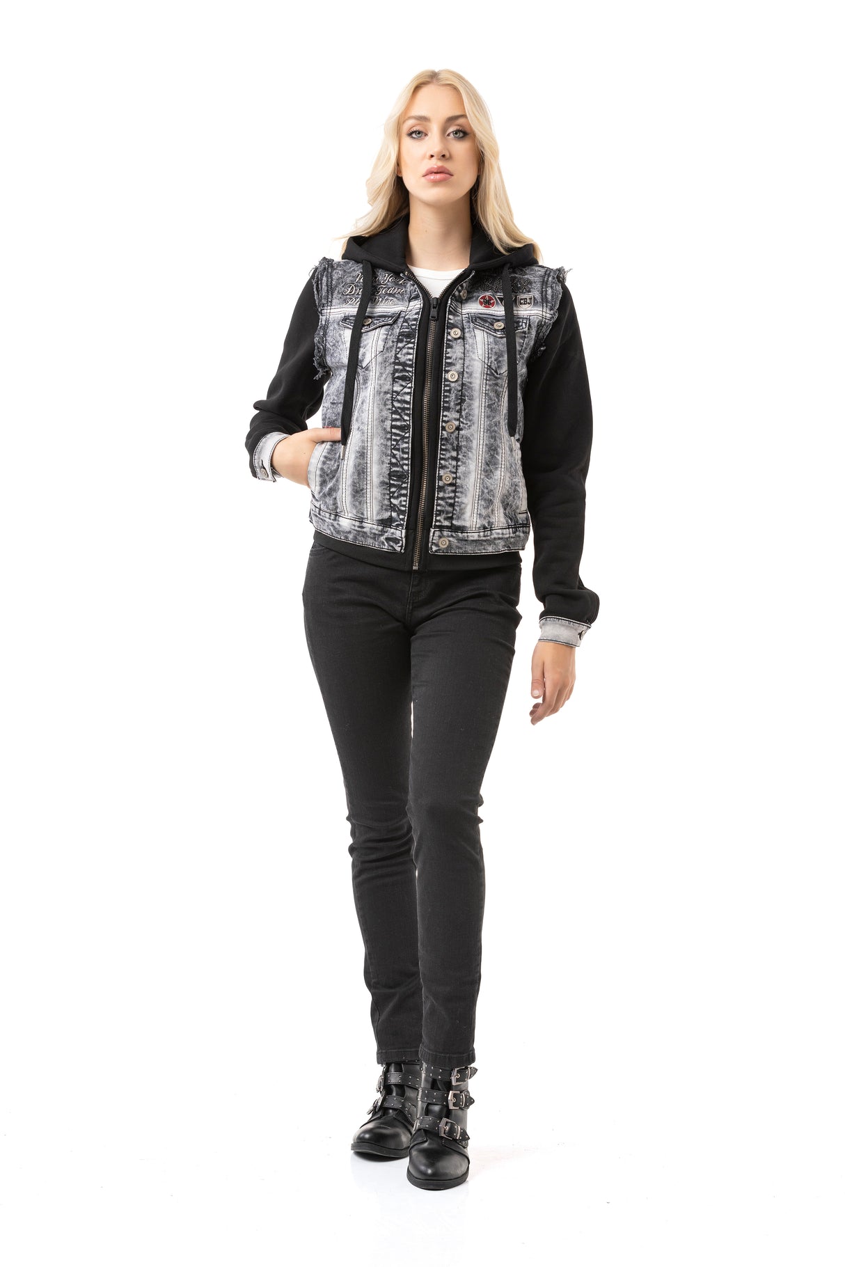 Veste en jean pour femme WJ234