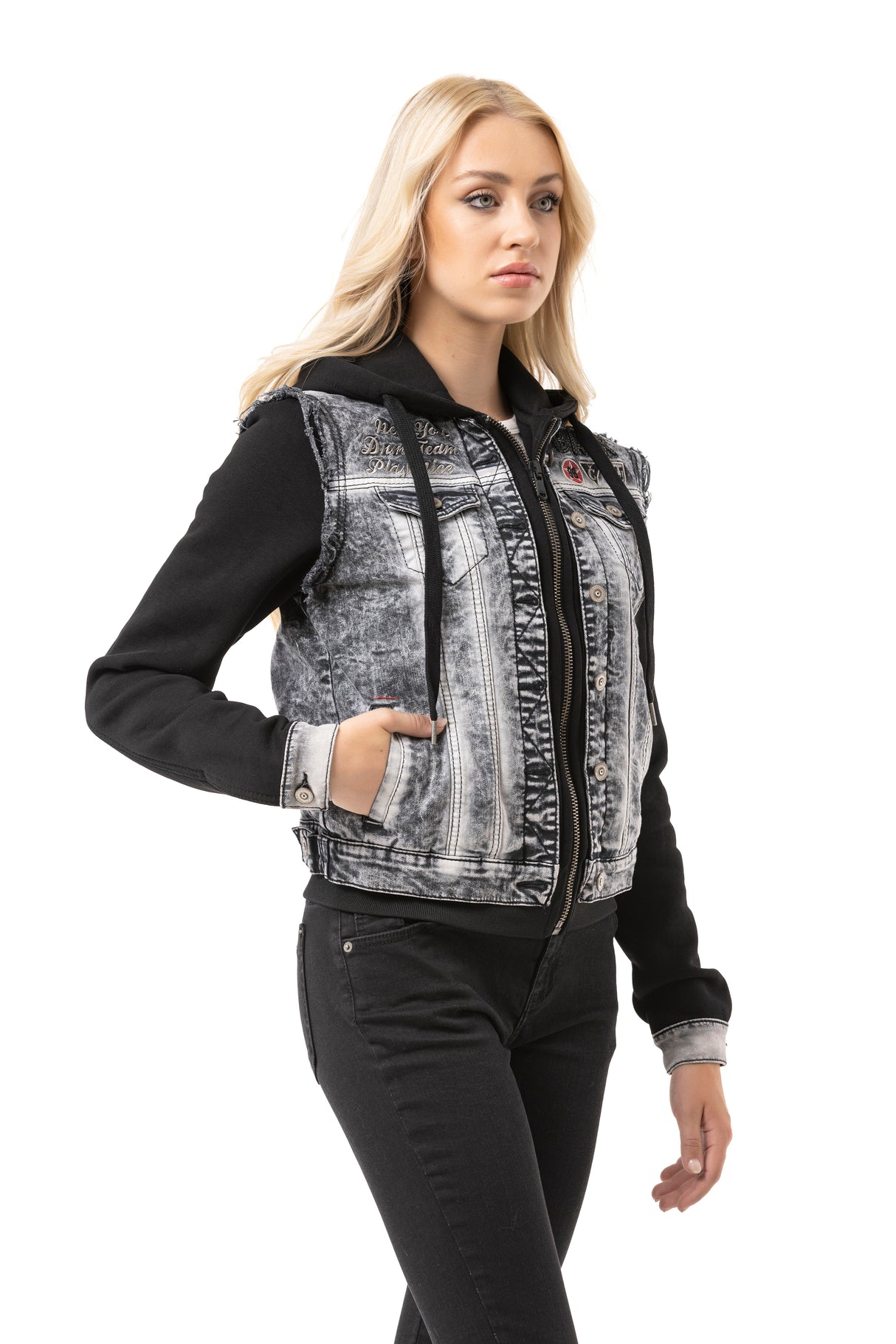 Veste en jean pour femme WJ234