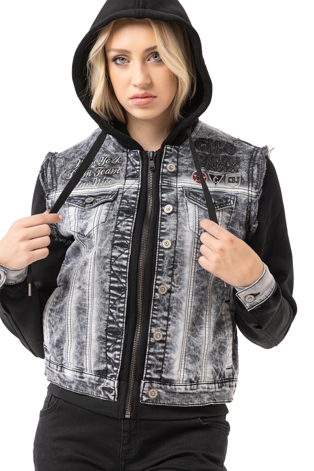 Veste en jean pour femme WJ234