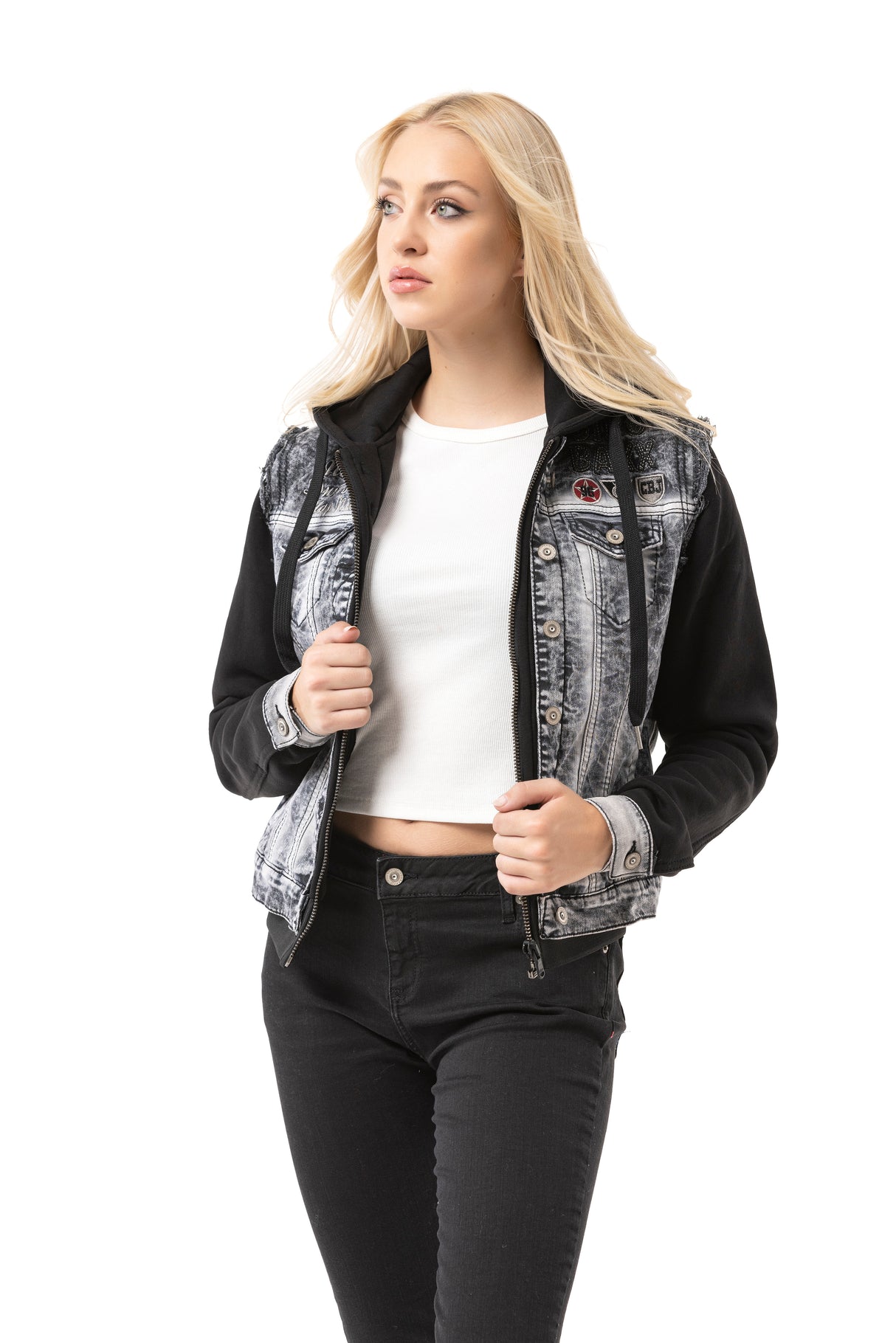 Veste en jean pour femme WJ234