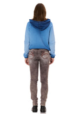 WL373 Dames Hoodie – Half‑Zip Design