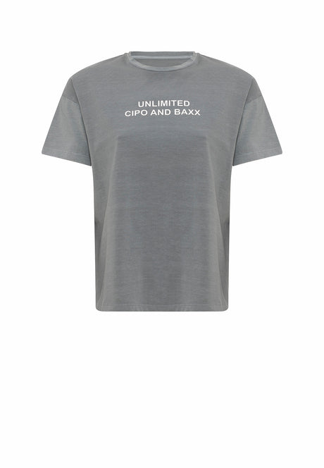 WT390 Women’s T‑Shirt – Relaxed Fit, Logo Print