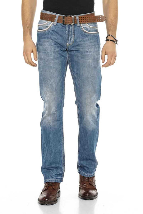 C-0595 Standaard Heren Jeans Straight Fit