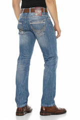 C-0595 Standaard Heren Jeans Straight Fit