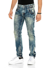 C-1149 męskie jeansy proste
