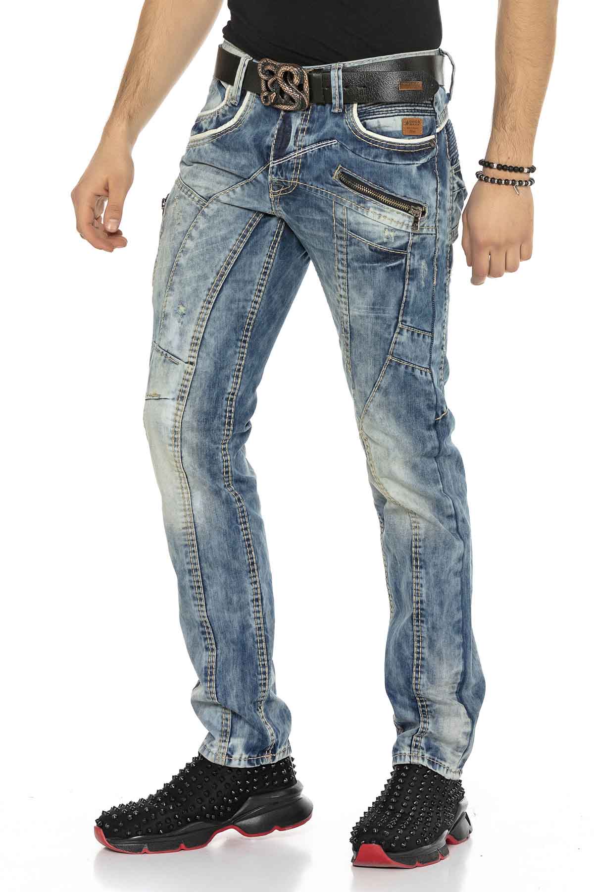 C-1150 JEANS STANDARD POUR HOMMES COUPE DROITE