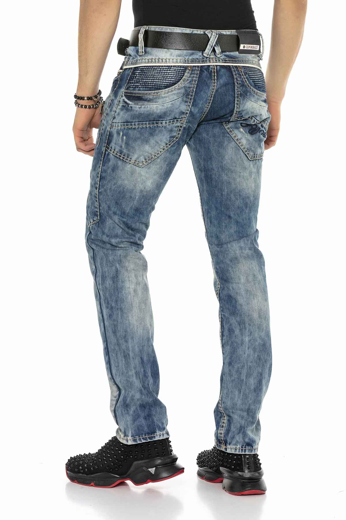 C-1150 JEANS STANDARD POUR HOMMES COUPE DROITE