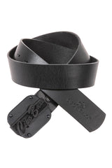 C-2136 Men's leather belts of modern in the casual look with designer buckle