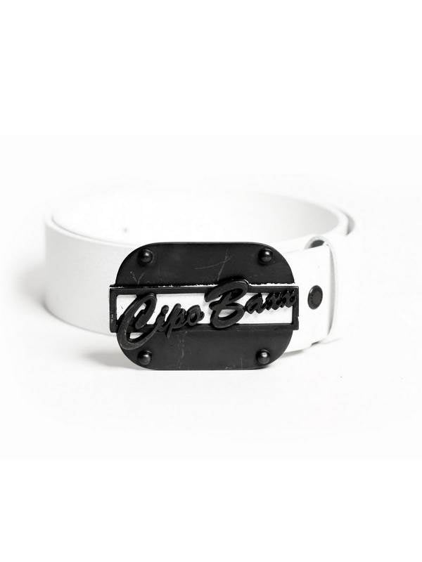 C-2136 Men's leather belts of modern in the casual look with designer buckle