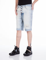 CK126 Men Capri Jeanshorts Style with decorative bag