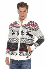 CP232 sweter męski w zimowym designie