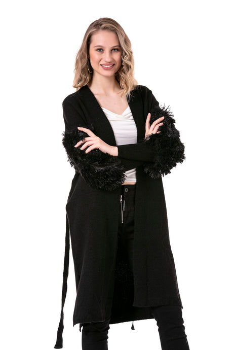 WP220 Cardigan femminile con spalle sovrapposte