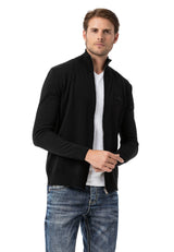 CP282 Cardigan con Cremallera para Hombre