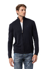 CP282 Cardigan con Cremallera para Hombre