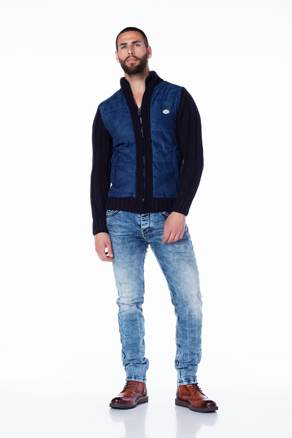 SWEATER CP136 CAMEL MEN