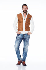 SWEATER CP136 CAMEL MEN