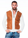SWEATER CP136 CAMEL MEN