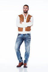 SWEATER CP136 CAMEL MEN