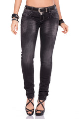 Jeans rectos para mujer CBW-0655