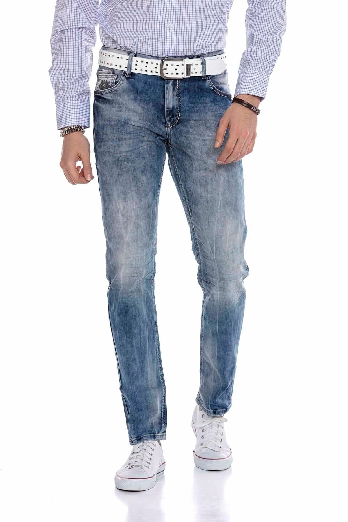 CD319 Heren Straight-fit-Jeans