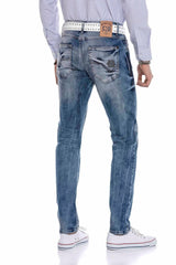 CD319 Men's Straight-Fit Jeans