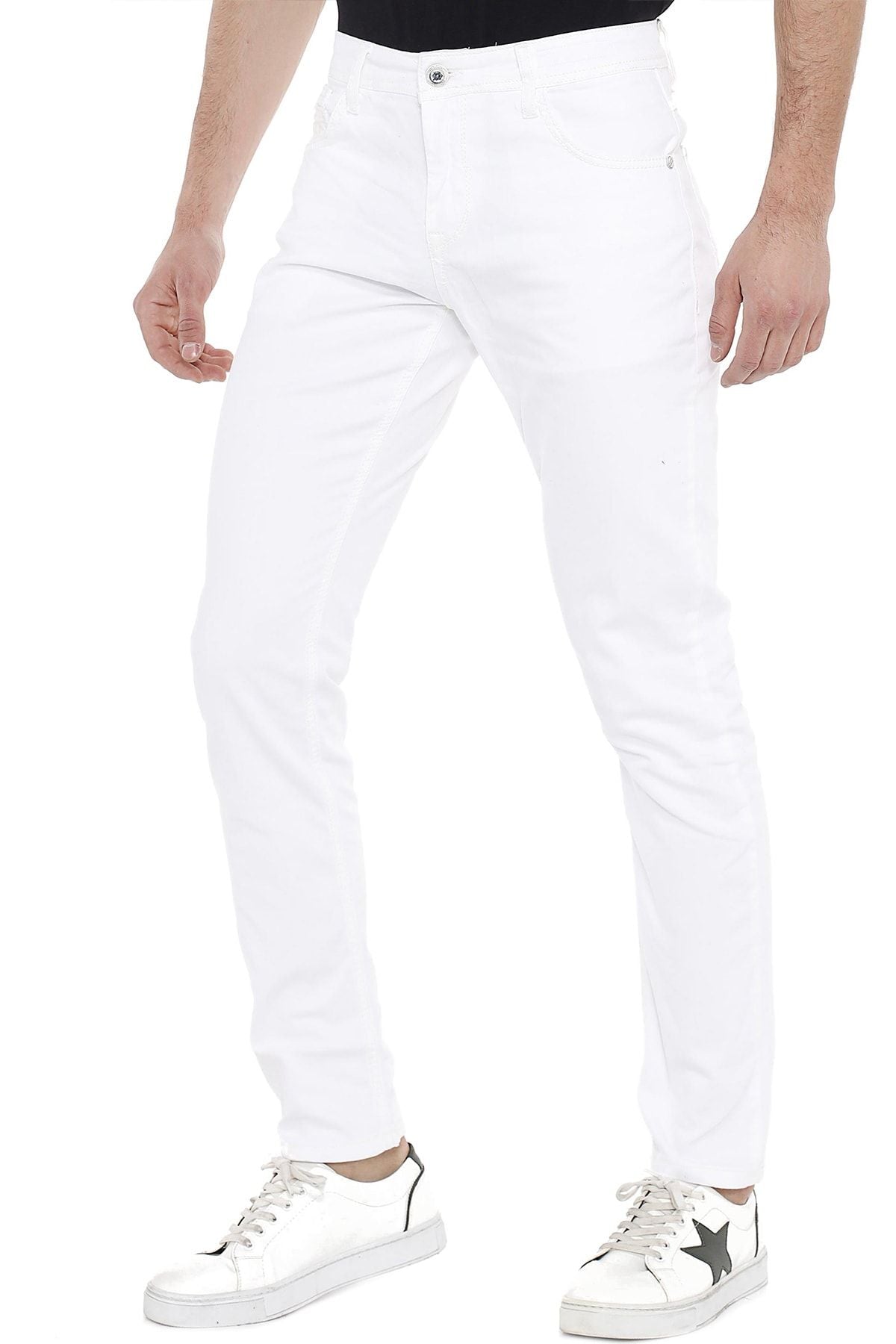 CD319C Jeans Bianchi Slim-Fit da Uomo