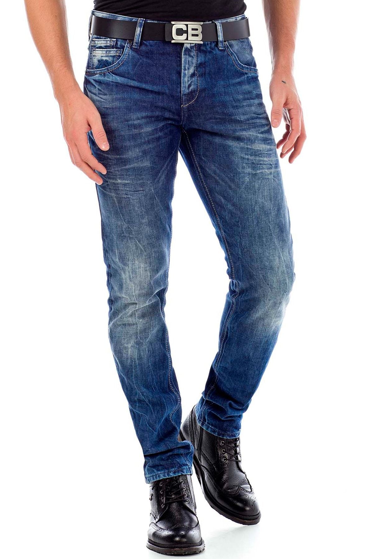 CD319Y Herren Regular-Fit-Jeans