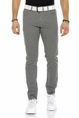 CD372B men's fabric trousers in a fashionable straight fit cut