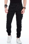 CD422 men jeans cargo pants with an elastic hem