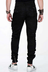 CD422 men jeans cargo pants with an elastic hem