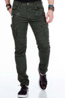 CD424 Men's Cargo Pants in trendy Biker Style