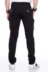 CD424 Men's Cargo Pants in trendy Biker Style