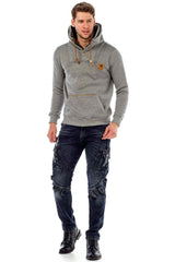 CD440 Herren Slim-Fit-Jeans mit Verschlussschnallen in Straight Fit