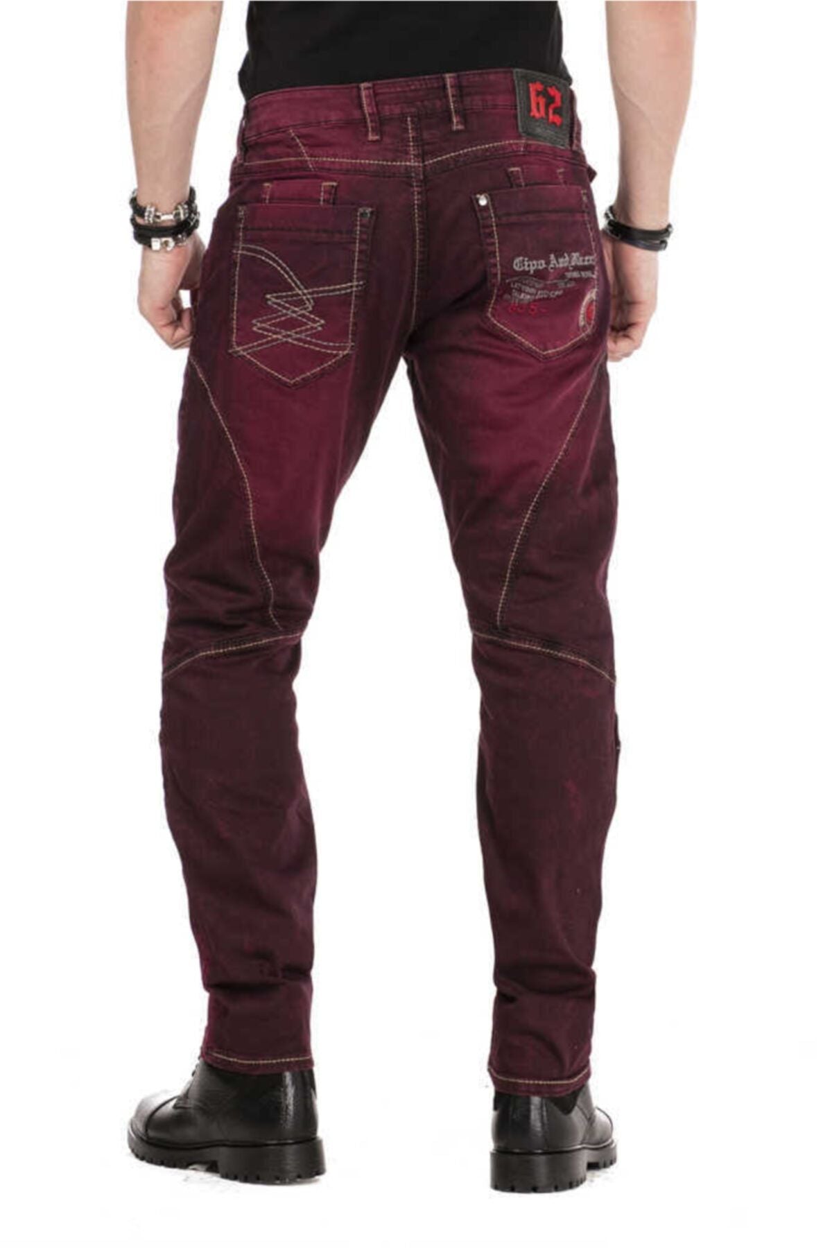 CD479 Men's Slim-Fit Jeans in Antique Look