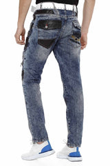 CD482 BLUE MEN'S JEANS