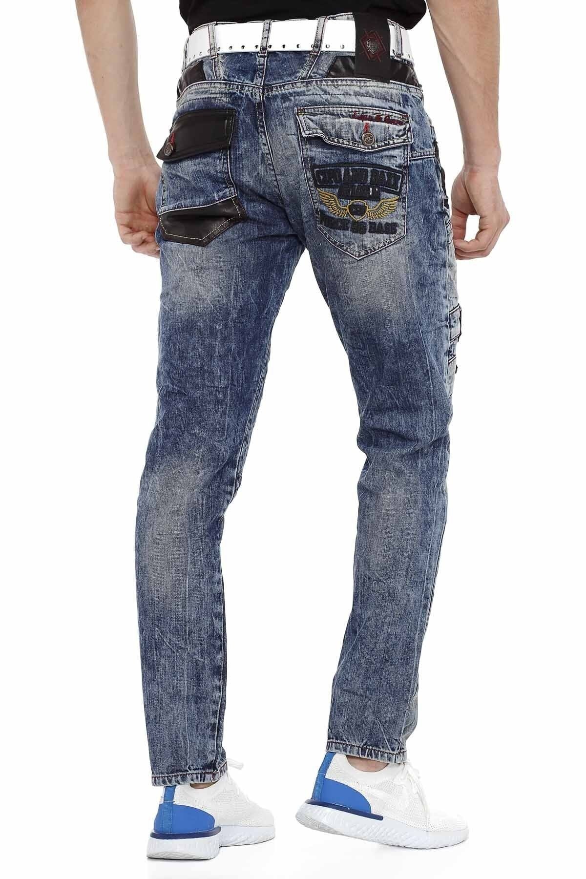 CD482 BLUE MEN'S JEANS