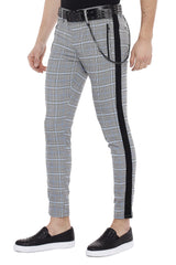 CD518 men's fabric trousers with a caroma pattern