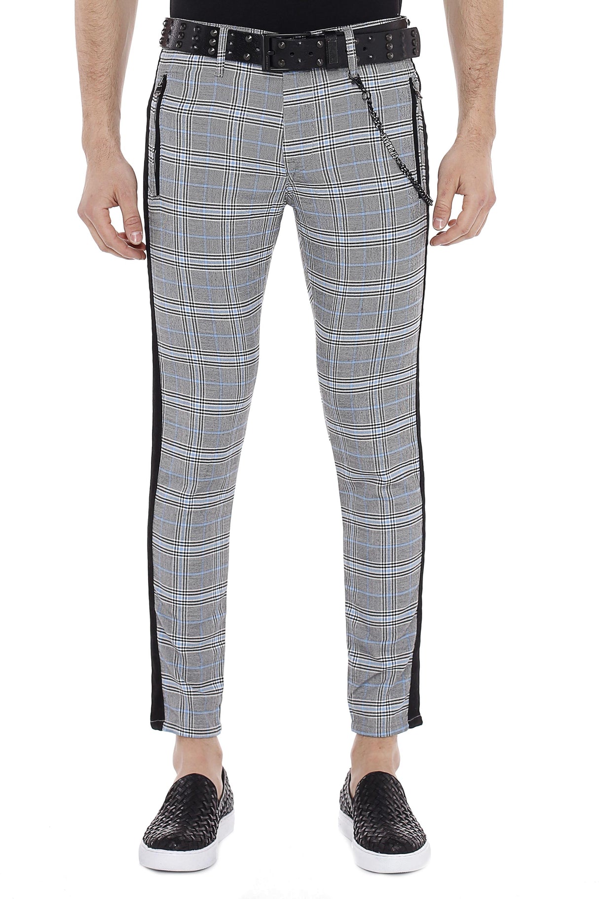 CD518 men's fabric trousers with a caroma pattern