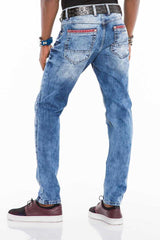 CD520 men's tube jeans in use look