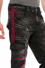 Jeans in forma CD561 uomini con elementi sorprendenti