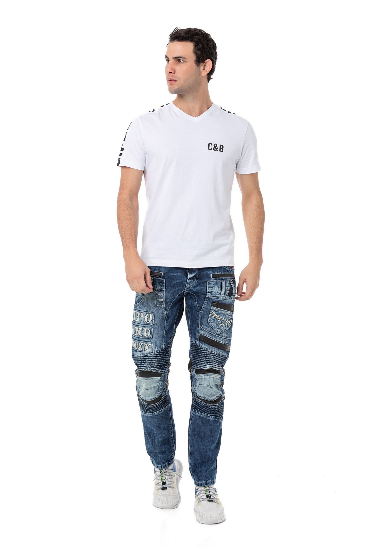 CD637 men's comfortable jeans in a cool look