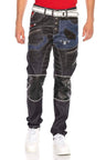 CD639 Men Straight Fit Jeans in stylish design